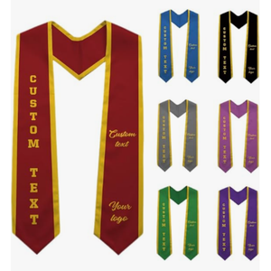 Estola de Graduación Personalizada Popular, Estola con Bandera para Estudiantes de Intercambio, Estola de Graduación Nacional, Unisex - Product Image 5