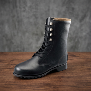 Botas de Trabajo de Seguridad Negras para Hombre Nikko Kizai, con Puntera de Acero, Cordones, Entresuela de Malla, Suela de Goma, para Todas las Temporadas - Product Image 2