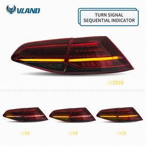 Feux arrière LED VLAND, feux arrière fumés LED pour VW Volkswagen <span class=keywords><strong>Golf</strong></span> MK7 MK7.5 <span class=keywords><strong>TSI</strong></span> 2013 2014 2015 2016 2017 2018 2019 2020 - Product Image 3
