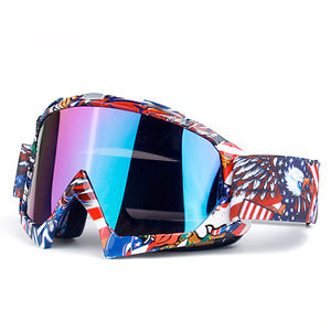 Kacamata Motocross Pria Stok Pabrik Grosir untuk Luar Ruangan, Kacamata Olahraga Ski Off-Road Sepeda Motor Trail, 100% Anti Angin - Product Image 4