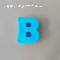 Moules en résine pour lettres majuscules de petite taille, faits à la main, pour pendentifs A-Z, 4 pouces, grands moules en silicone pour lettres anglaises, moules en résine pour gâteaux