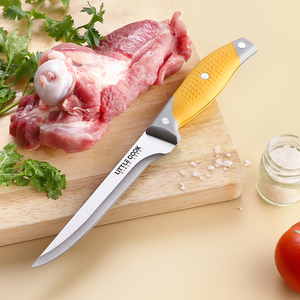 Little Cook <strong>Boning</strong> <strong>Knife</strong> Ergonomic No-slip Rubber <strong>Handle</strong> with Stainless Steel Sharp Edge for Meat Cutting Filet <strong>Knife</strong> - Product Image 4