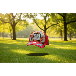 Cappello Trucker Bonnie con Ricamo Animale, Tessuto a Rete, 6 Pannelli, Unisex, Stile Street Casual, Primavera Estate, 58-63Cm - Product Image 2