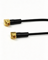 Connecteur RF à angle droit CY150-SSMP-KW/CSMP-K-200 plaqué or 50 Ohm, assemblage de câble coaxial flexible pour tests haute fréquence