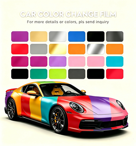 Échantillon Gratuit Film de Protection de Carrosserie Complet en PVC Rouge Brillant de Haute Qualité 7,5 mil d'Épaisseur Luxe 1,52 Mètres x 17 Mètres - Product Image 2