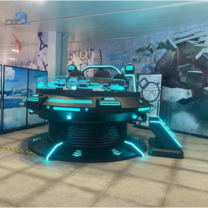 Simulateur de réalité virtuelle 9D UFO à 360 degrés, <span class=keywords><strong>chaise</strong></span> de jeu 5 places, machine de cinéma VR intérieur pour parcs de trampolines - Product Image 2
