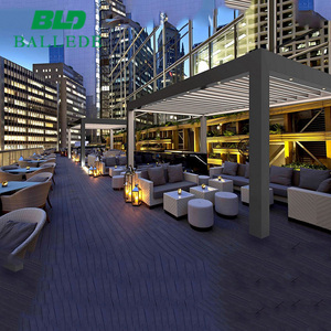 4X4 jardín patio <span class=keywords><strong>toldo</strong></span> <span class=keywords><strong>con</strong></span> persianas motorizadas de techo de metal de aluminio pérgola al aire libre - Product Image 6