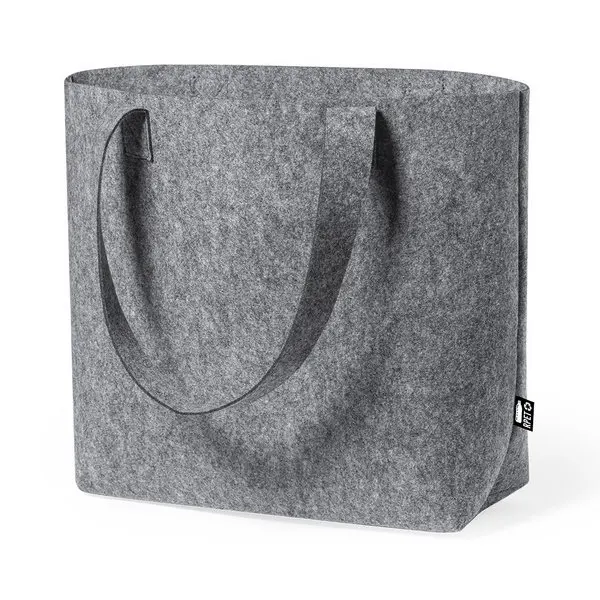हैवी ड्यूटी फेल्ट शॉपिंग बैग हैंडल के साथ प्रतिरोधी फोल्डेबल टोट बैग