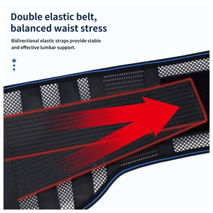 Ceinture de soutien lombaire réglable et respirante avec design en maille pour soulager les douleurs dorsales et corriger la posture, soutien lombaire pour adultes - Product Image 3