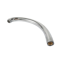 Cuisine salle de bain ss201 bec accessoires personnalisé bassin tuyau de sortie grossier J-type mélangeur bec tuyau pour évier robinet
