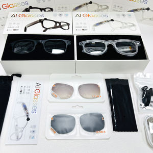 Lunettes Intelligentes de <span class=keywords><strong>Traduction</strong></span> IA avec Reconnaissance d'Images, Lunettes Connectées Tactiles pour la Photographie de Voyage avec Caméra 8MP, Appel et Enregistrement Vidéo - Product Image 6