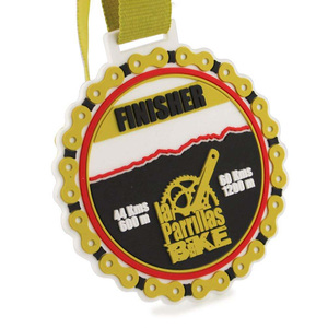 Manufacturer Wholesale Custom Cheap 3d Plastic Pvc Rubber Sport Award Medal