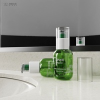 Flacon pompe anti-oxydation pour sérum 50 ml, 50 % plastique récupéré des océans, emballage hermétique pour huiles essentielles et essences, pour soins de la peau