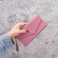 Harga Pabrik Dompet Wanita Kulit PU Dompet Panjang Resleting Buatan Tangan Desain Kreatif Cetak UV Untuk Promosi