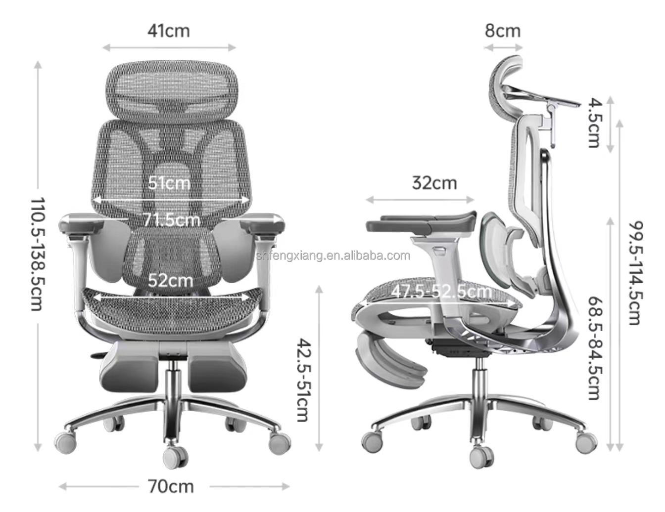 Hbada E3 PRO Mesh Gaming Chair Ergonomic and Stylish