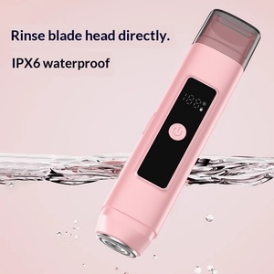 Depiladora Eléctrica Digital Transfronteriza para Mujer, Recortadora de Doble Cuchilla para Cuerpo y Zona Íntima, Recargable y Lavable - Product Image 3