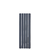 Panneaux muraux 3D en PVC PS imperméables personnalisés, lattes en charbon de bois pour la décoration intérieure, prix d'usine, garantie 1 an pour les appartements