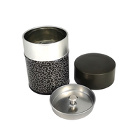 Vente en gros de boîtes de thé hermétiques de 50 g, boîte à thé en poudre de matcha avec double couvercle pour boîte à épices matcha