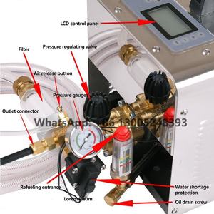 110V/220V 1L/min comercial al aire libre de alta presión máquina de niebla sistema de refrigeración por agua humidificador con Kit de boquilla de pulverización - Product Image 3