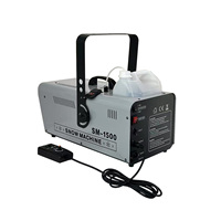 Machine à neige réaliste Yelang 1500W pour fêtes, avec télécommande sans fil, effet de neige, DJ, ambiance festive, mariage, machine à créer une atmosphère de rêve