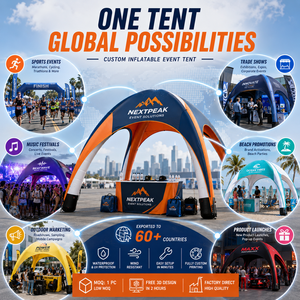Carpa Inflable Personalizada CATC para Exposiciones |   Carpa para Eventos Promocionales Media Roadshow |   Carpa de Estudio Móvil |   MOQ-1 |   Diseño Gratuito - Product Image 6