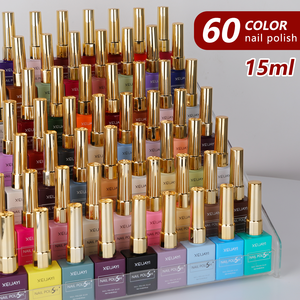 Kit de Manucure Professionnel 60 Couleurs de Vernis à Ongles Gel Français 15ml, Séchage UV/LED, Écologique, Longue Durée, Non Toxique - Product Image 1