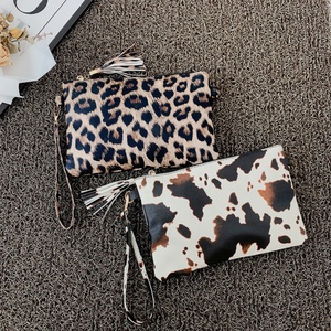 Fashion Ladies pelle pelle leopardata Clutch <span class=keywords><strong>con</strong></span> stampa borsetta da donna braccialetti <span class=keywords><strong>con</strong></span> nappine - Product Image 6
