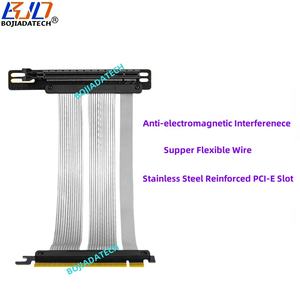 Câble d'extension de carte graphique PCI-E 4.0 16X à X16 à 90 degrés 15CM 20CM 25CM 30CM pour RTX4090ti <span class=keywords><strong>RTX4080ti</strong></span> RX6700XT RX6800XT - Product Image 4
