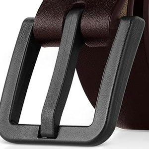 Ceintures en cuir 2026, ceintures en cuir véritable de haute qualité avec boucle en acier respirante, fabrication sur mesure au Pakistan - Product Image 6