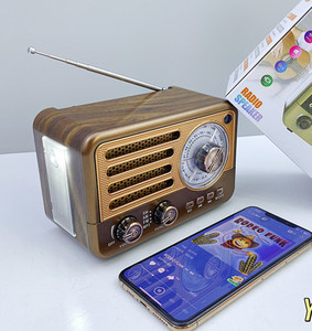 YS-507BT Mới Nhất Mô Hình Xách Tay Retro Phong Cách Xách Tay Máy Tính Để Bàn AM FM Sw3 Đài Phát Thanh <span class=keywords><strong>USB</strong></span> Tfmp3 Máy Nghe Nhạc Đài Phát Thanh Với Và Màu Xanh Răng Loa - Product Image 6