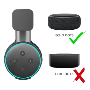 Soporte de pared para altavoz inteligente <span class=keywords><strong>Echo</strong></span> Dot de 3.ª <span class=keywords><strong>generación</strong></span> con almacenamiento de cables, ideal para colocar en la cocina, el dormitorio y el baño - Product Image 3