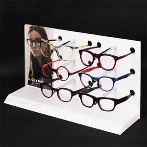 Gözlük çerçevesi vitrin rafı gözlük çubuk tutucu masa üstü güneş gözlüğü sergileme rafı