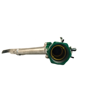 Sistema de Riego de Aleación de Aluminio Marca CRD, Cañón de Agua con Aspersor Oscilante de Alta Presión (3-5 Bares), Rociado Amplio de 22-25m para Granja