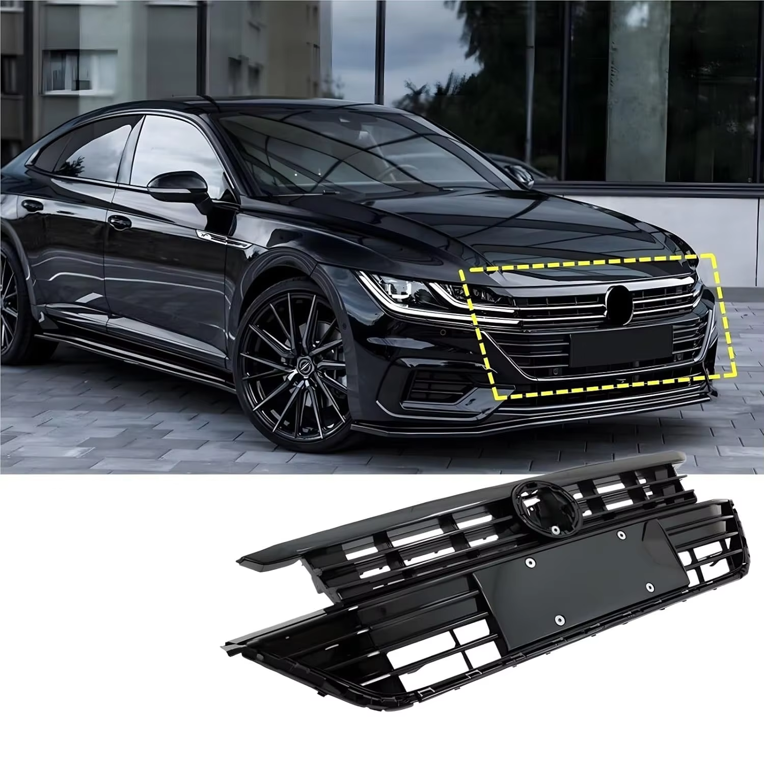 volkswagen passat b7 led front grill