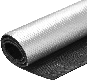 Rouleau de panneaux isolants en mousse PVC autocollante 10 mm, modernes, résistants au feu, pour isolation de toitures, murs et tuyaux. - Product Image 1