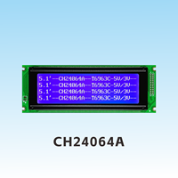 CH24064A 240x64 Modul LCD Grafis COB 132x39mm Layar LCD Dot Matrix 240x64-Pixel-T6963-Controller ChuanHangDisplay