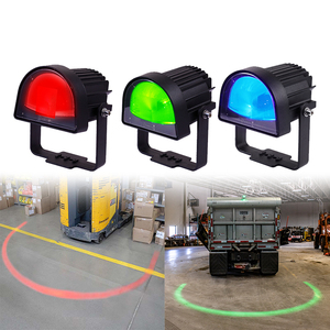 Blue Green Red Zone Line Side Mounted Security Hazard <b>Spot</b> Safety <b>Led</b> Pedestrian Danger Area Truck Light - Product Image 1