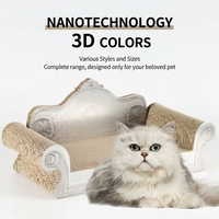 Griffoir pour chat en carton ondulé de style canapé, Chaise impériale grande taille, Fournitures pour animaux de compagnie, Griffoir intégré, Jouet pour chat