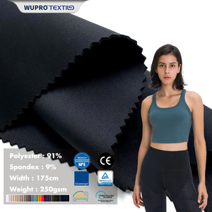 250gsm tüplü okul üniforması malzeme süper yumuşak 91 polyester 9 spandex baskı kumaş - Product Image 1