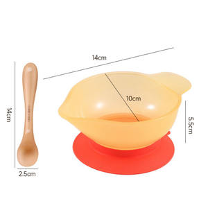 Cuenco <span class=keywords><strong>de</strong></span> entrenamiento <span class=keywords><strong>de</strong></span> pico <span class=keywords><strong>de</strong></span> pato Base <span class=keywords><strong>de</strong></span> succión extraíble <span class=keywords><strong>Cuchara</strong></span> suave Material PP <span class=keywords><strong>para</strong></span> alimentar a los bebés Gachas y uso <span class=keywords><strong>de</strong></span> sopa - Product Image 6
