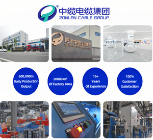 Câbles d'alimentation personnalisés du fabricant YJV, 4+1 conducteurs/2,5 mm~16 mm/âme en cuivre, isolation XLPE/gaine en PVC - Product Image 6