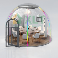 Tente dôme Mars Glamping préfabriquée en polycarbonate transparent et imperméable Starshine de conception moderne pour hôtels en plein air