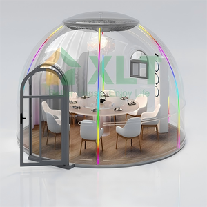 Tente dôme Mars Glamping préfabriquée en polycarbonate transparent et imperméable Starshine de conception moderne pour hôtels en plein air - Product Image 1