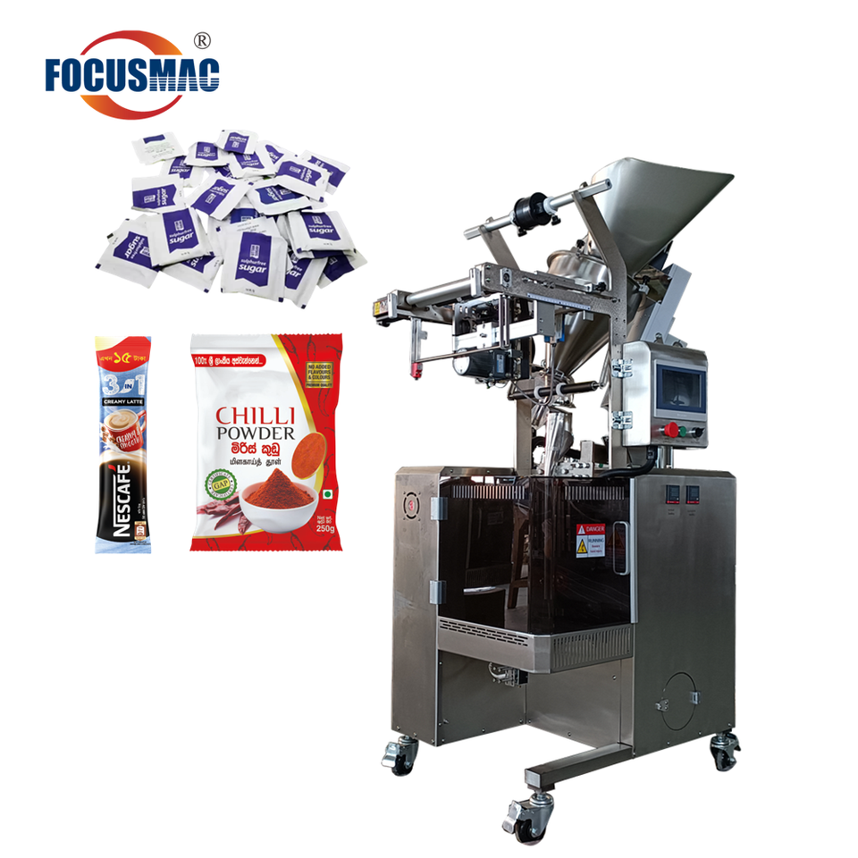 Focus Machinery Small Scale Automatic Electric Sachet Packing Machine ...