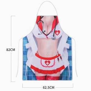 Grembiule da Cucina Sexy con Stampa Infermiera per Adulti, Fornito dal Produttore - Product Image 2