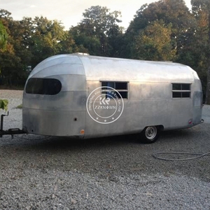Remorque alimentaire britannique sur mesure pour burgers, camion de restauration rapide, chariot OEM en acier inoxydable, remorque vintage avec équipement complet fourni, certifiée CE - Product Image 3