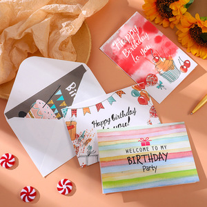 Carta rettangolare riciclata su misura <span class=keywords><strong>buon</strong></span> <span class=keywords><strong>compleanno</strong></span> grazie cartoline <span class=keywords><strong>di</strong></span> auguri cartoline <span class=keywords><strong>di</strong></span> ringraziamento - Product Image 4