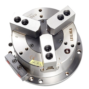 Mandril de potencia sólida de 6 pulgadas para fresadora de perforación de torno <span class=keywords><strong>CNC</strong></span> Cilindro vertical neumático de 4 mordazas Accesorio genérico incorporado - Product Image 3