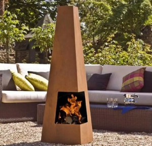 Statua in <span class=keywords><strong>Acciaio</strong></span> Inossidabile dal Design Antico Irregolare e Astratto per Decorazione di Ville e Giardini, in <span class=keywords><strong>Acciaio</strong></span> Corten Arrugginito - Product Image 1