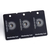Tarjeta combinada triple en blanco RFID personalizada con impresión perforadora tarjetas de membresía de plástico VIP de PVC para gimnasio